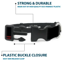 Plastic Clip Collar - Deadpool 2-Action Poses/Splatter Logo Black/Red/White