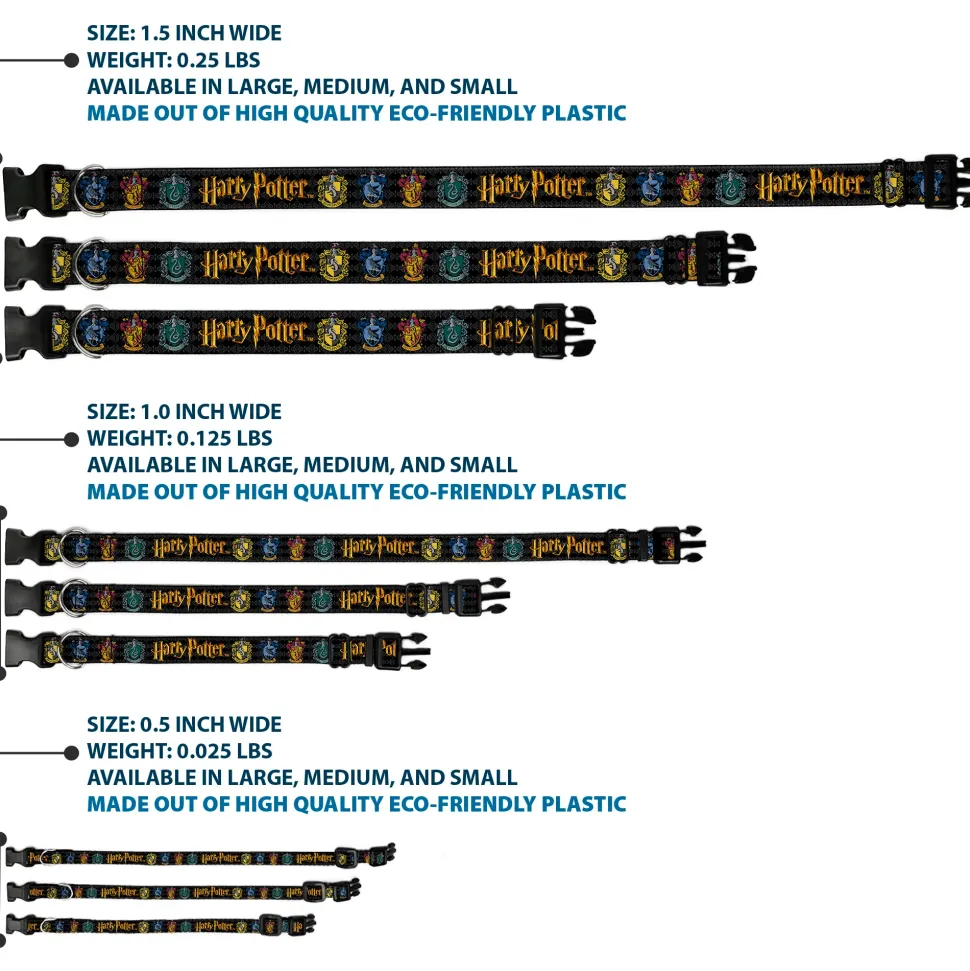 Plastic Clip Collar - HARRY POTTER Houses