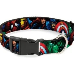 Plastic Clip Collar - Marvel Universe Superheroes Stacked