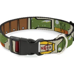 Plastic Clip Collar - Star Wars Boba Fett Utility Belt Bounding Tan