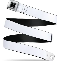 Pontiac Seatbelt Belt - White Webbing