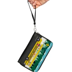 PU Zip Around Wallet Rectangle - SOUTH PARK ELEMENTARY School Bus Character Group Scene