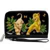 PU Zip Around Wallet Rectangle - The Lion King Young Simba & Nala Playing Pose