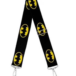 Purse Strap - Batman Shield Black Yellow