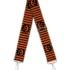 Purse Strap - Jack-o'-Lantern Pumpkin Stripe Orange/Black