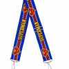 Purse Strap - SUPERMAN Shield Stripe Blue Yellow Red