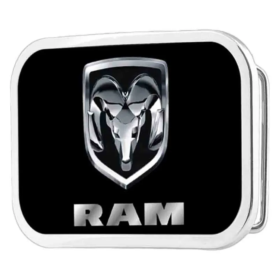 Ram Framed FCG Black Silver - Chrome Rock Star Buckle
