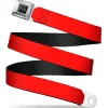 Ram Seatbelt Belt - Red Webbing
