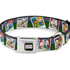 RUGRATS Logo Full Color Seatbelt Buckle Collar - RUGRATS Character Snapshots
