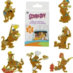 Scooby Doo Mystery Enamel Pin Blind Box Series, Scooby Doo as a Doctor, Detective, Policeman, Safari Adventurer, Chef, Construction Worker, or Firefighter