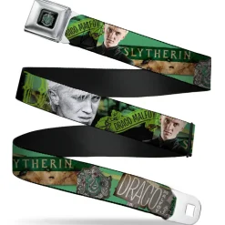 Slytherin Crest Full Color Seatbelt Belt - Draco Malfo Poses DRACO MALFO SLYTHERIN Webbing