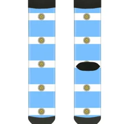 Sock Pair - Polyester - Argentina Flags - CREW
