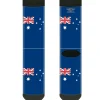 Sock Pair - Polyester - Australia Flags - CREW
