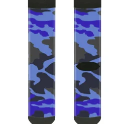 Sock Pair - Polyester - Camo Blue - CREW