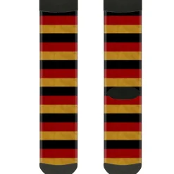 Sock Pair - Polyester - German Flag Distressed - CREW