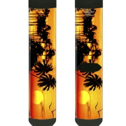 Sock Pair - Polyester - Golden Sunset - CREW