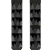 Sock Pair - Polyester - Pine Tree Silhouettes Black Grays - CREW