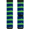 Sock Pair - Polyester - Seattle Skyline Navy/Gray/Green - CREW