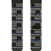 Sock Pair - Polyester - Thin Blue Line Flag Weathered Black/Gray/Blue - CREW