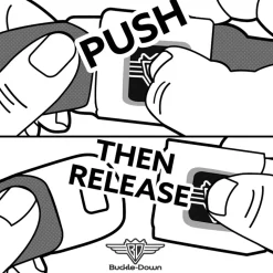 SOUTH PARK Title Logo Full Color Black/White Seatbelt Belt - South Park Cartman Pants KISS MY ASS Pose Black/White Webbing