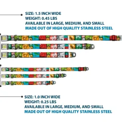 SpongeBob Face CLOSE-UP Seatbelt Buckle Collar - Krusty Krab's Cam Scene Blocks