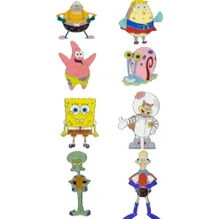 SpongeBob SquarePants Blind Box Glitter Enamel Pin Series - Mystery Character SpongeBob, Sandy, Patrick, Gary, Squidward, Mermaidman, Barnacle Boy or Mrs Puff