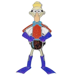 SpongeBob SquarePants Blind Box Glitter Enamel Pin Series - Mystery Character SpongeBob, Sandy, Patrick, Gary, Squidward, Mermaidman, Barnacle Boy or Mrs Puff