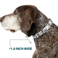 Star Wars Stormtrooper Face Full Color White/Black/Grays Seatbelt Buckle Collar - Star Wars Stormtroopers Utility Belt2 Bounding White/Grays/Black