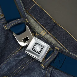 Starburst Seatbelt Belt - Navy Webbing