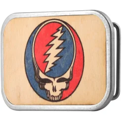 Steal Your Face FCWood Natural Full Color - Matte Rock Star Buckle
