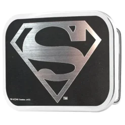 Superman Framed Reverse Brushed Silver - Chrome Rock Star Buckle