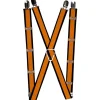 Suspenders - 1.0" - 426 HEMI Badge Stripes Orange Black White