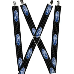 Suspenders - 1.5" - Ford Oval REPEAT w/Text