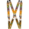 Suspenders - 1.0" - Scooby Doo 5-Character Poses Stack