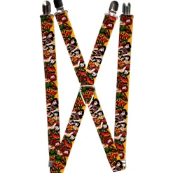 Suspenders - 1.0" - Tattoo Johnny-Butterfly Girl
