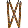 Suspenders - 1.0" - Tattoo Johnny-Hearts & Roses