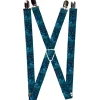 Suspenders - 1.0" - Tattoo Johnny-Brutal Blue