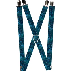 Suspenders - 1.0" - Tattoo Johnny-Brutal Blue