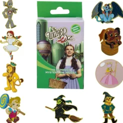 The Wizard of Oz Mystery Enamel Pin Blind Box Series, Dorothy, Toto, Scarecrow, Tin Man, Cowardly Lion, Wicked Witch, Flying Monkey, Glinda, or a Munchkin