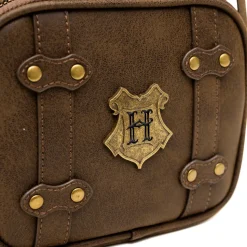 The Wizarding World of Harry Potter Bag, Cross Body, Harry Potter Hogwarts School of Witchcraft and Wizardry Brown, Vegan Leather