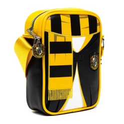 The Wizarding World of Harry Potter Bag, Cross Body, Harry Potter Hogwarts School Hufflepuff Uniform Embroidered, Vegan Leather
