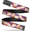 Web Belt Blank Black Buckle - South Park Stan Expressions Stacked Webbing