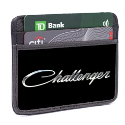 Weekend Wallet - CHALLENGER Emblem Script Black Silver-Fade