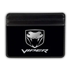 Weekend Wallet - Dodge VIPER Logo Black Silver