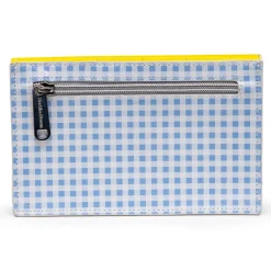 Wizard of Oz Wallet, Fold Over, Dorothys Ruby Slippers with Bricks and Checkers, Vegan Leather