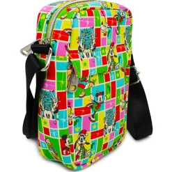 Women's Crossbody Wallet - Sensational Six Holiday Poses and Gift Boxes White Multi Color