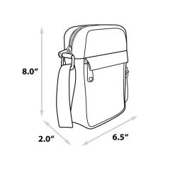 Women's Crossbody Wallet - Looney Tunes 4-Character Eyes Stripe White Black