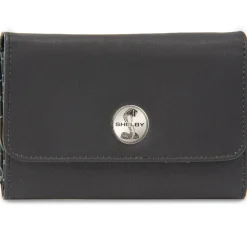 Women's Fold Over Wallet Rectangle PU - SHELBY Cobra Logo Metal Emblem