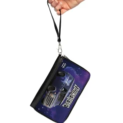 Women's PU Zip Around Wallet Rectangle - Onward Barley Lightfoot's van Guinevere Galaxy Purples