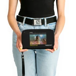 Women's PU Zip Around Wallet Rectangle - Harry Potter YOU CANT DENY DUMBLEDORE HAS STYLE with Snape Pose